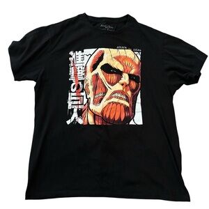 Black Attack on Titan Graphic T-Shirt